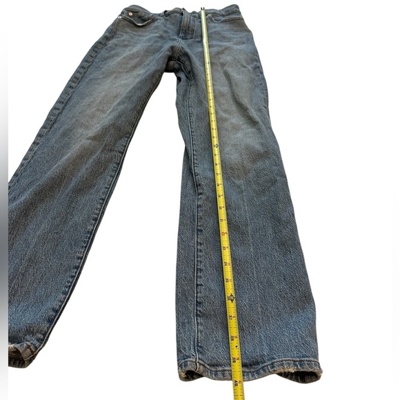 Madewell The '90s Straight Crop Jean in Concho Wash 28 - Picture 8 of 9